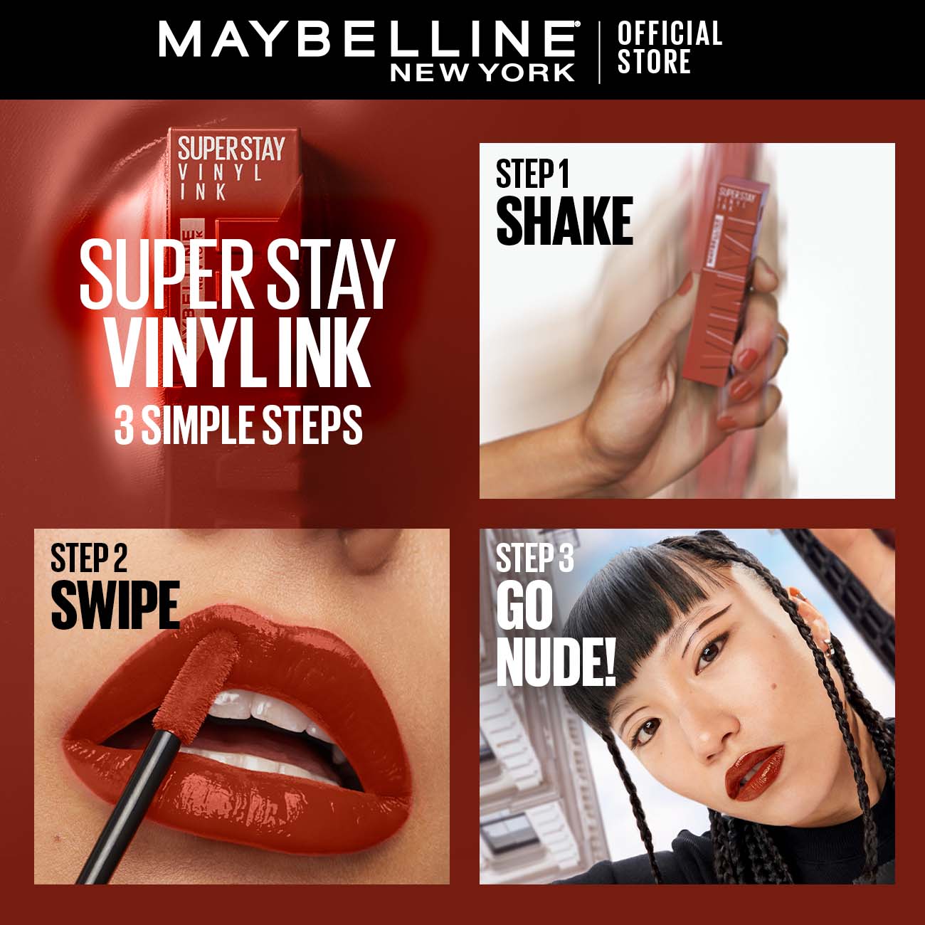 Maybelline New York - Super Stay®Vinyl Ink Longwear Liquid Lipcolor - Redhot