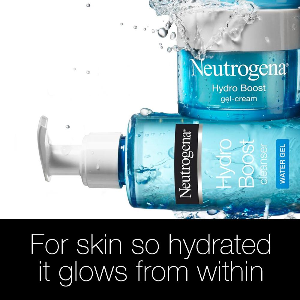 Neutrogena- Cleansing Water Gel, Hydro Boost, Normal to Dry Skin, 200ml