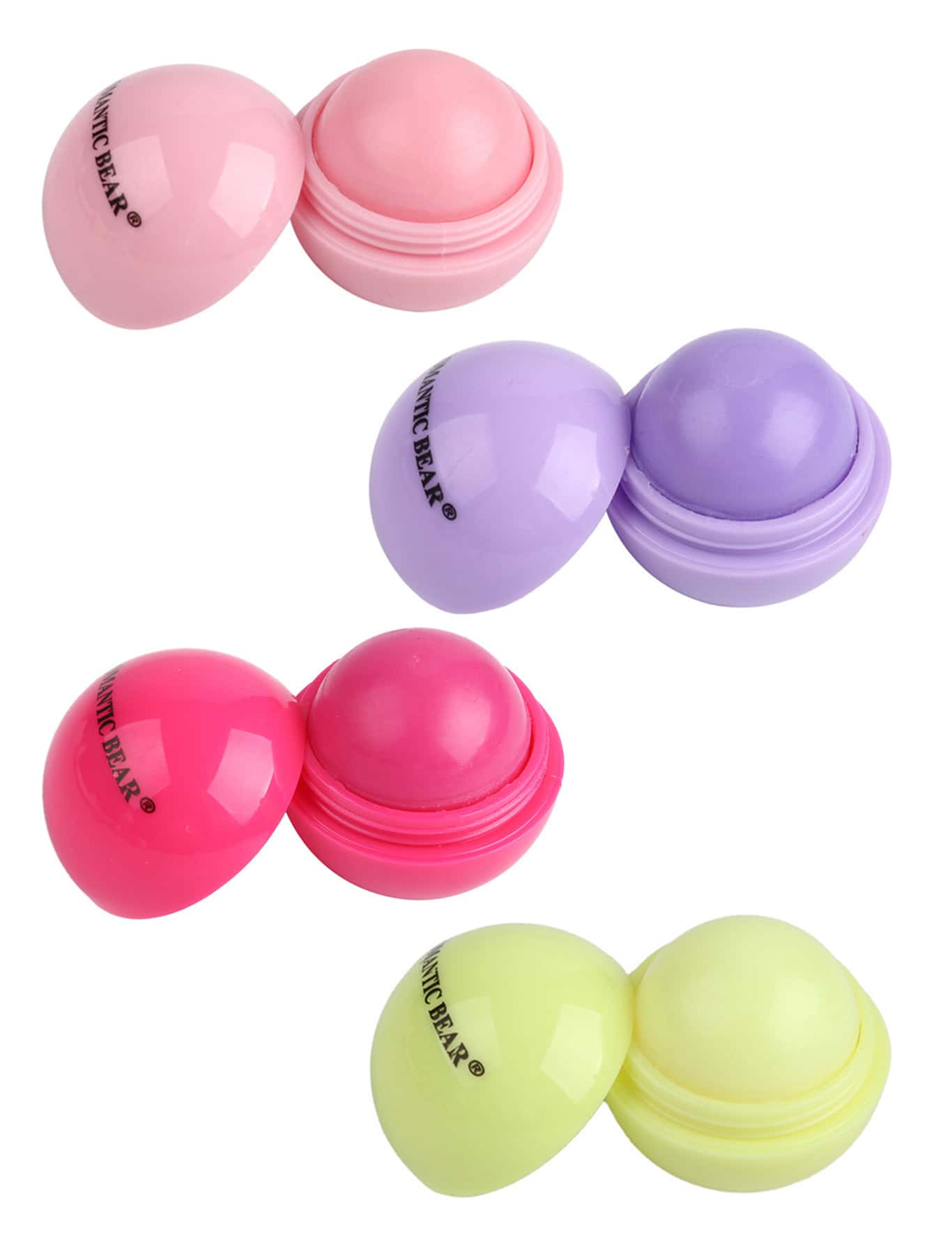 Shein- 4pcs Hydrating Lip Balm Ball, 48 g