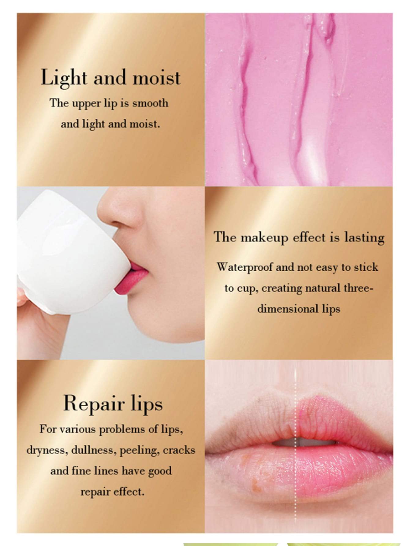 Shein- 4pcs Hydrating Lip Balm Ball, 48 g