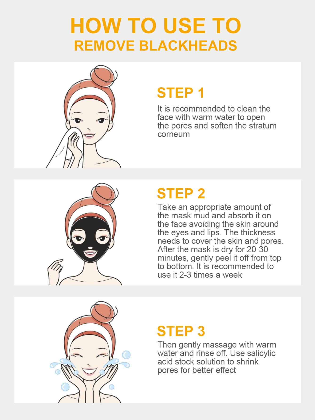 Shein- Bamboo Charcoal Strips Blackhead Cleanser, 30 g