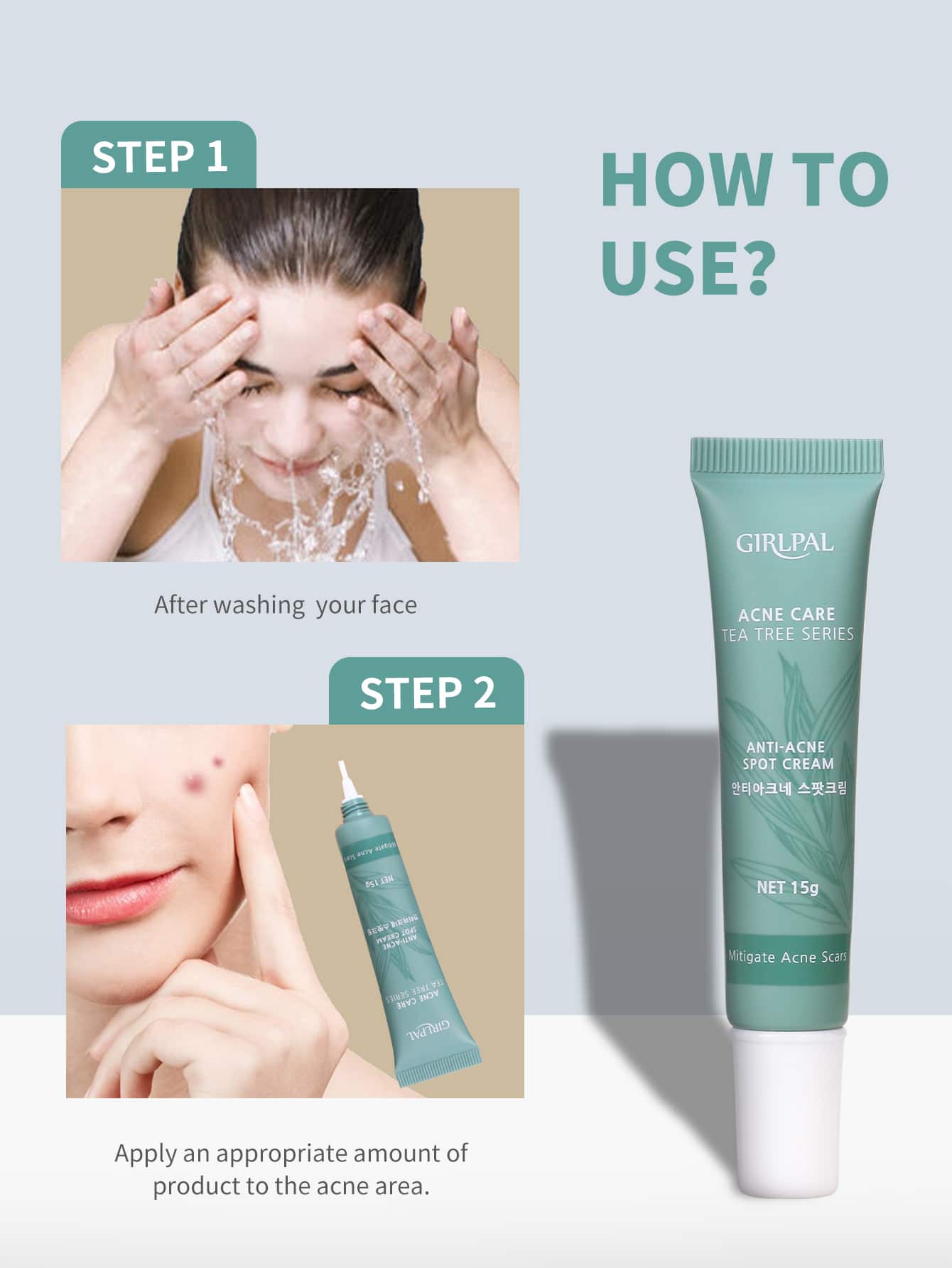 Shein- Brightening Anti-Acne Spot Cream, 15g