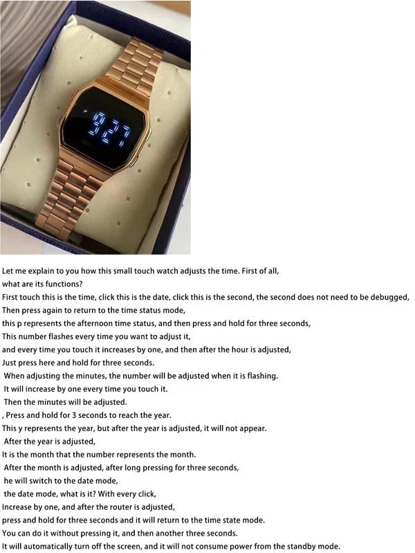 Shein - Polygon Digital Watch