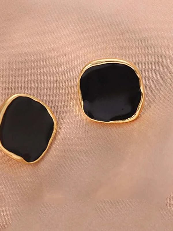 Shein - Geometric Stud Earrings
