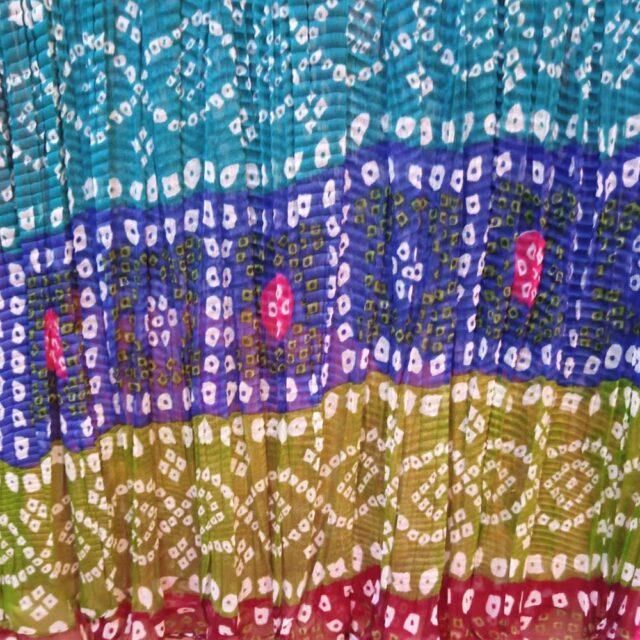 Zardi- Chiffon Crush Dupatta  Length 2.5 Yards  Multi  ZD617