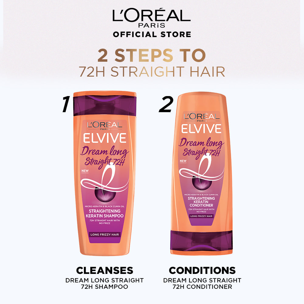 Dream Long L'Oreal Paris- Elvive Dream Long Straight Shampoo 175 Ml