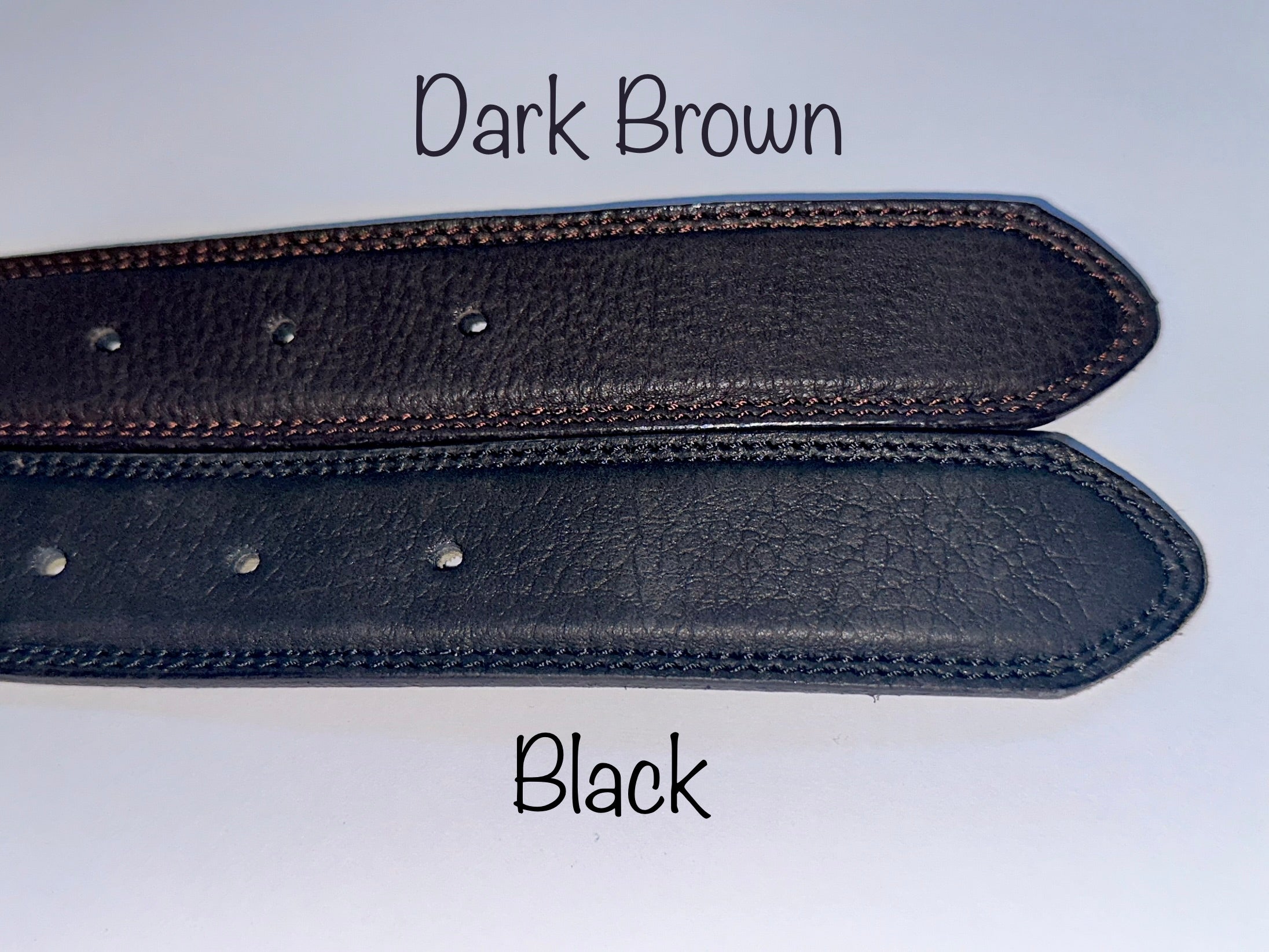 Beri- Cowhide Leather Belt for Men 38mm - Dark Brown