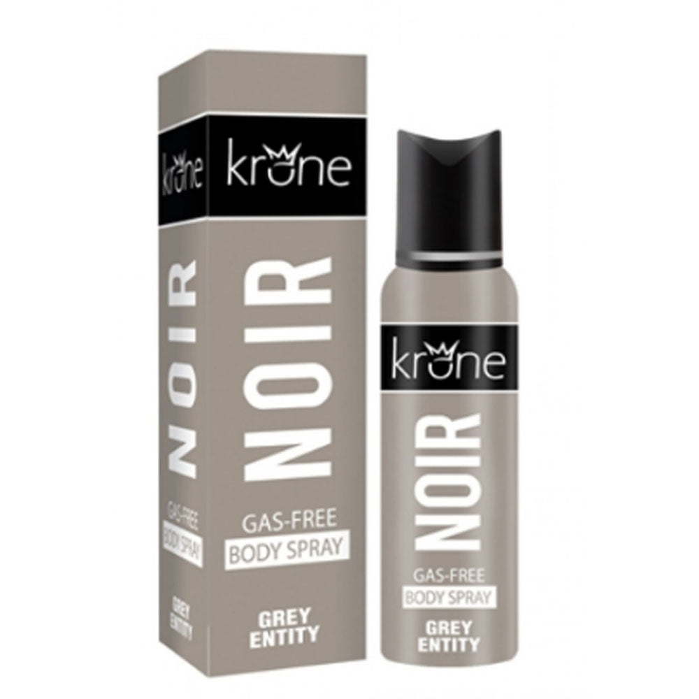 Krone- Noir Grey Entity- Gas Free Body Spray 120 ML