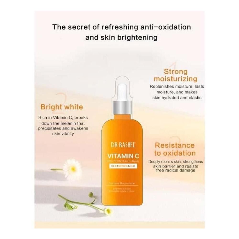 Dr Rashel - Vitamin c brightening & anti-aging cleansing milk  VC, 100ml