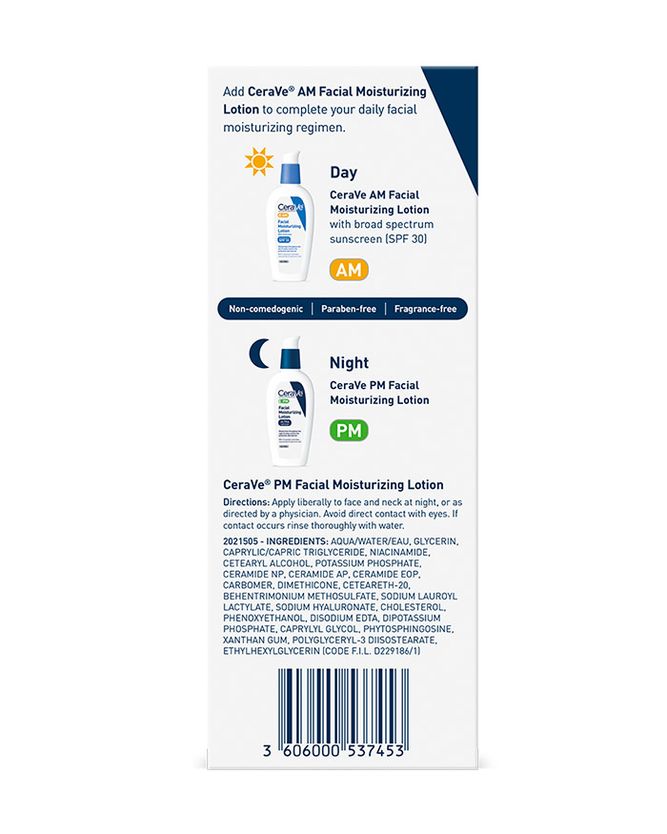 CeraVe- PM Facial Moisturizing Lotion 89ml