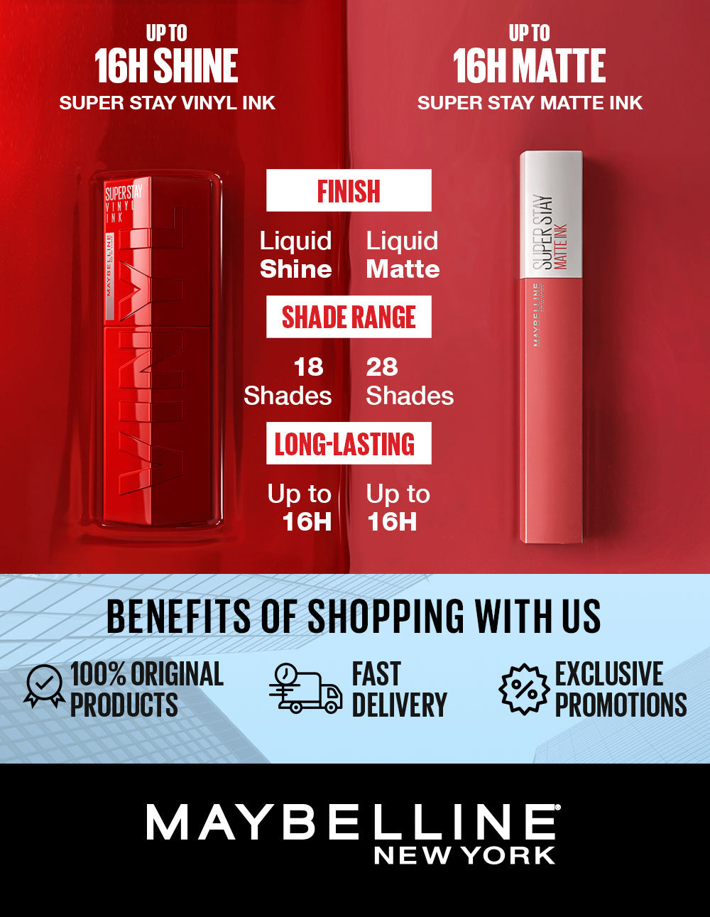 Maybelline New York - Super Stay®Vinyl Ink Longwear Liquid Lipcolor - Unrivaled